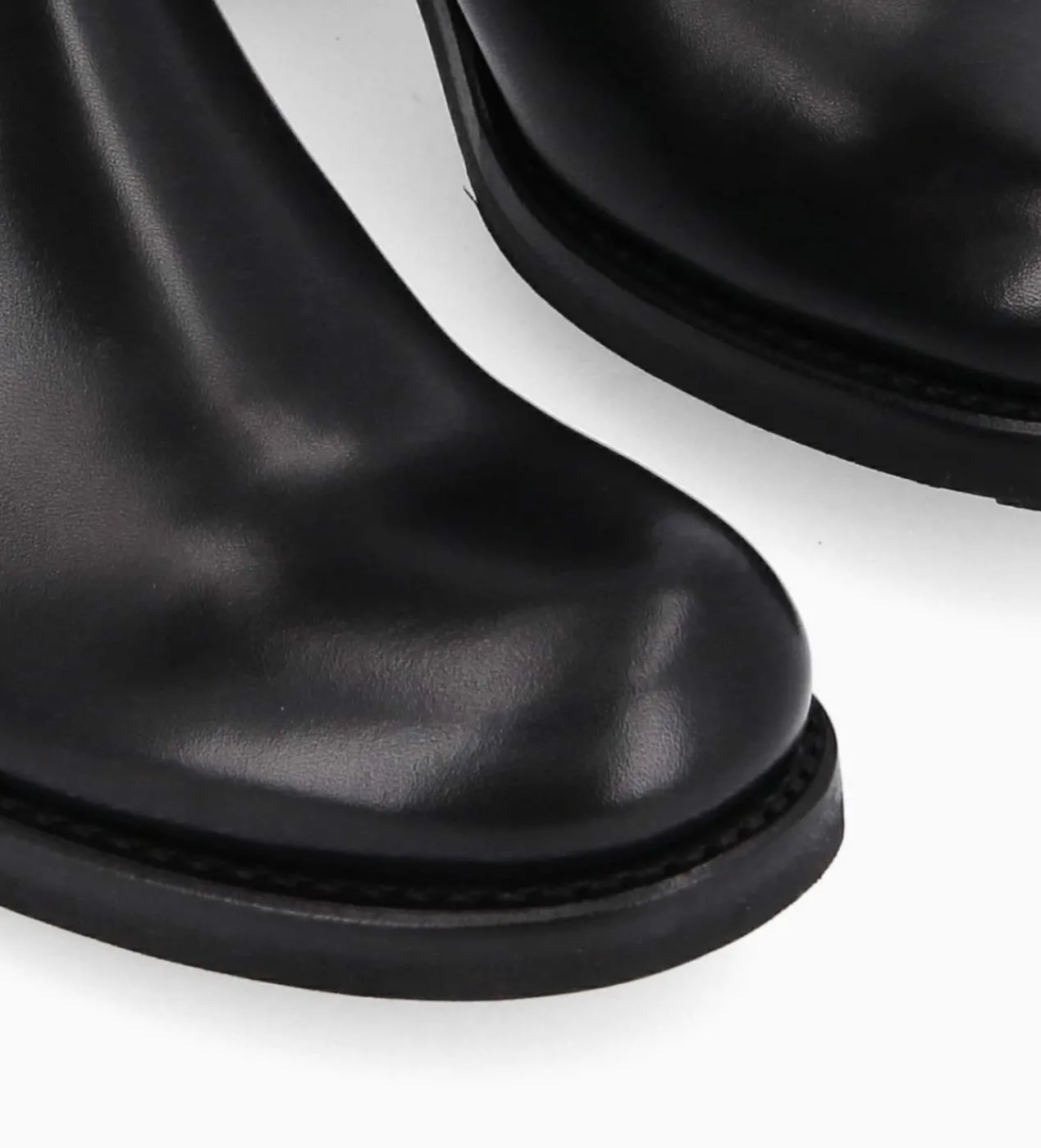 FREE LANCE Paris Boot biker à double boucle - Biker 70 - Cuir lisse - Noir Online
