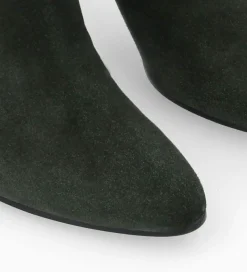 FREE LANCE Paris Botte à talon - Céleste 65 - Cuir velours - Militaire Cheap