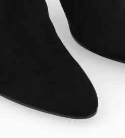 FREE LANCE Paris Botte à talon - Céleste 65 - Cuir velours - Noir Outlet