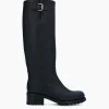FREE LANCE Paris Botte biker à boucle - Biker 40 - Cuir grainé - Noir Flash Sale