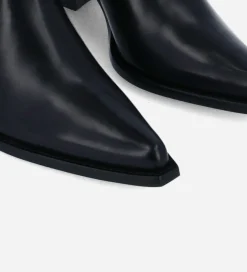 FREE LANCE Paris Botte western à talon - Ruby 50 - Cuir de veau lisse brillant - Noir Cheap