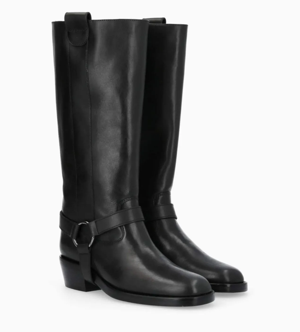 FREE LANCE Paris Botte western avec harnais - Carma 45 - Cuir lisse - Noir Best Sale