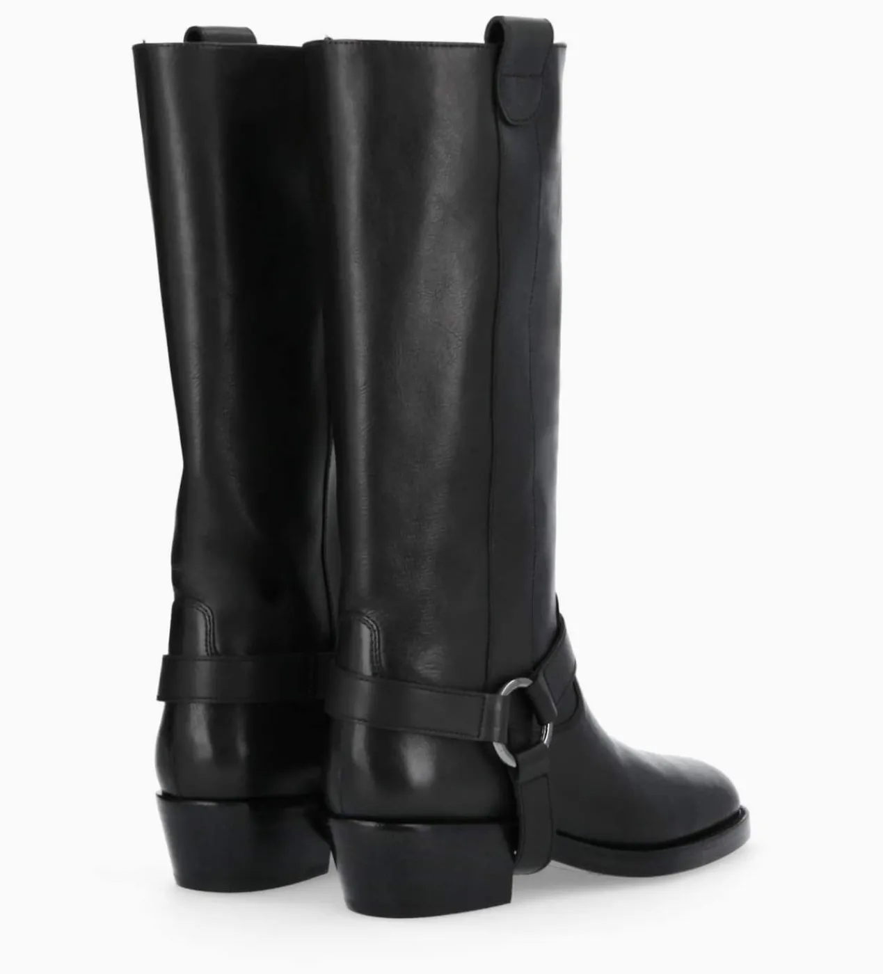 FREE LANCE Paris Botte western avec harnais - Carma 45 - Cuir lisse - Noir Best Sale