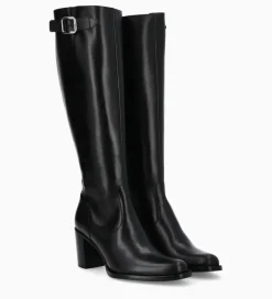 FREE LANCE Paris Botte zippée à talon - Legend 70 - Cuir de veau lisse brillant - Noir Store