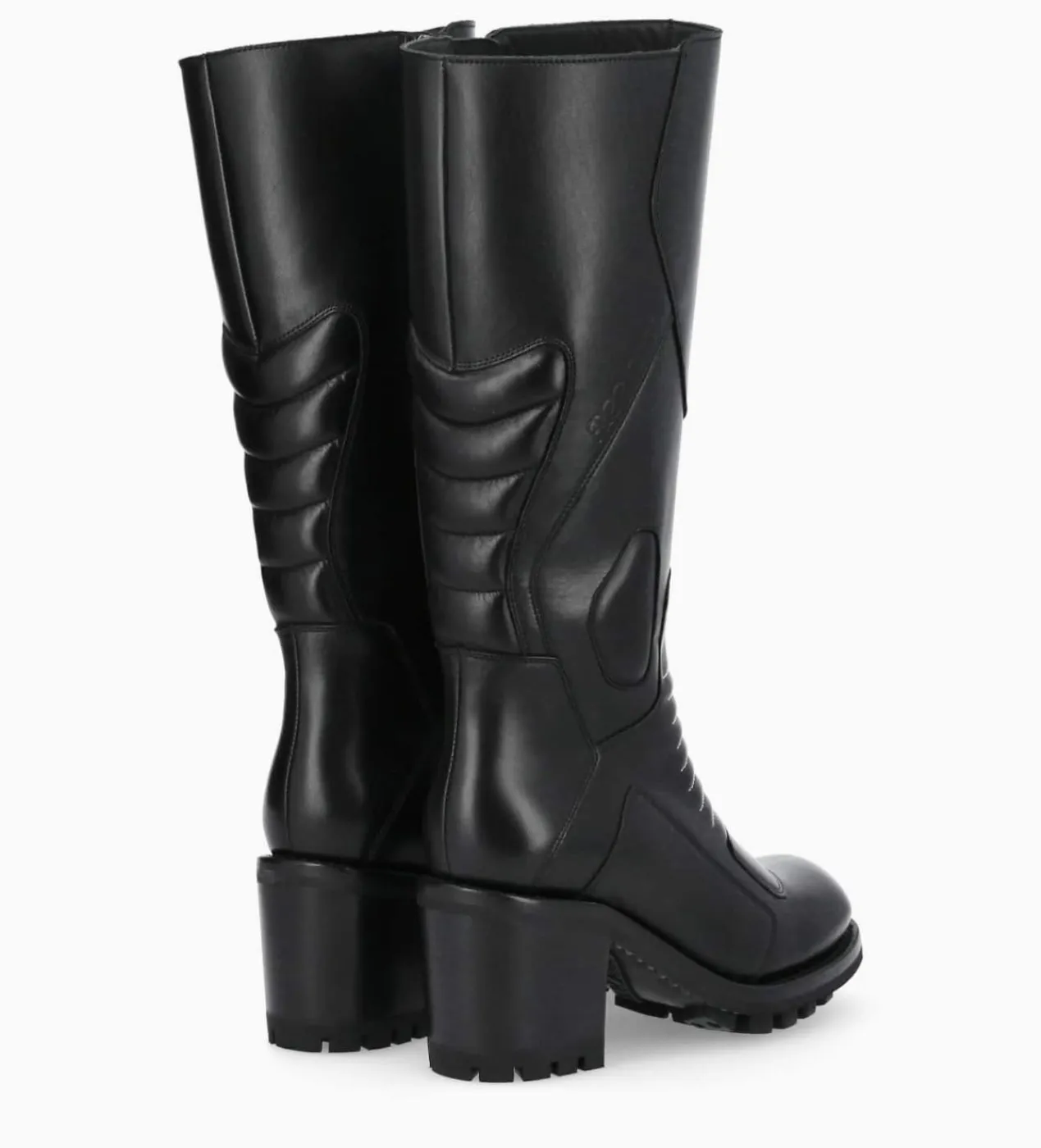 FREE LANCE Paris Botte zippée à talon - Thelma 70 - Cuir lisse - Noir Best