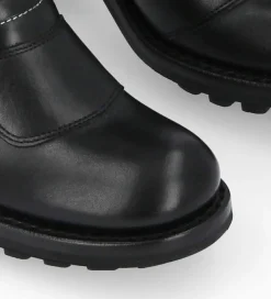 FREE LANCE Paris Botte zippée à talon - Thelma 70 - Cuir lisse - Noir Best