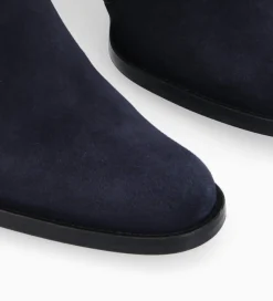FREE LANCE Paris Bottine à talon à zip - Legend 70 - Cuir velours - Marine Fashion