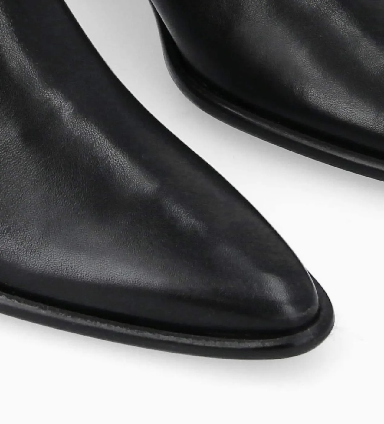 FREE LANCE Paris Bottine à talon à zip - Megan 50 - Cuir lisse - Noir Cheap