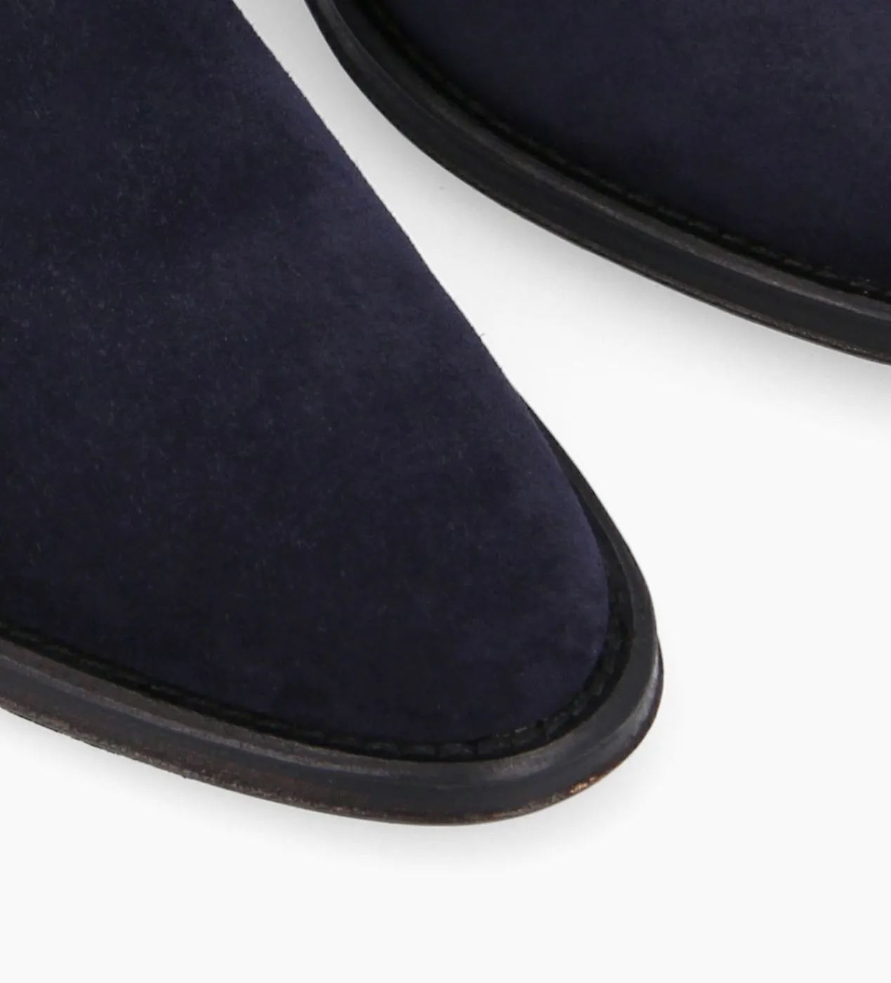 FREE LANCE Paris Bottine chelsea - Harri 25 - Cuir velours - Marine Shop