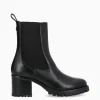 FREE LANCE Paris Bottine chelsea à talon - Jade 45 - Cuir de veau lisse brillant - Noir Best