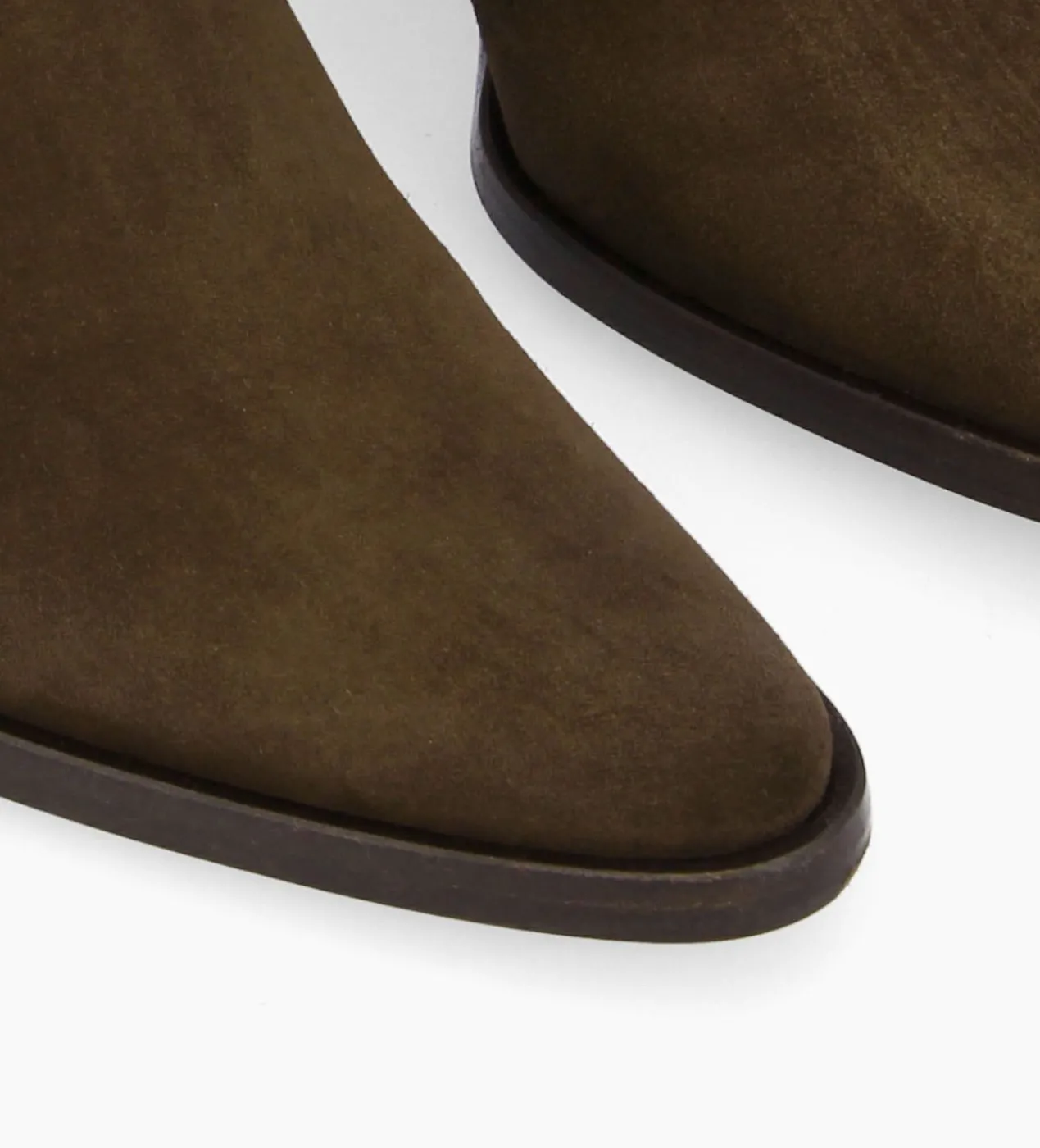 FREE LANCE Paris Bottine chelsea à talon - Jane 70 - Cuir velours - Marron foncé Marronfoncé Store