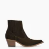 FREE LANCE Paris Bottine western chelsea - Sibelle 50 - Cuir velours - Vert olive Vertolive Cheap