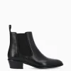 FREE LANCE Paris Bottine western chelsea - Kim 40 - Cuir lisse - Noir Shop
