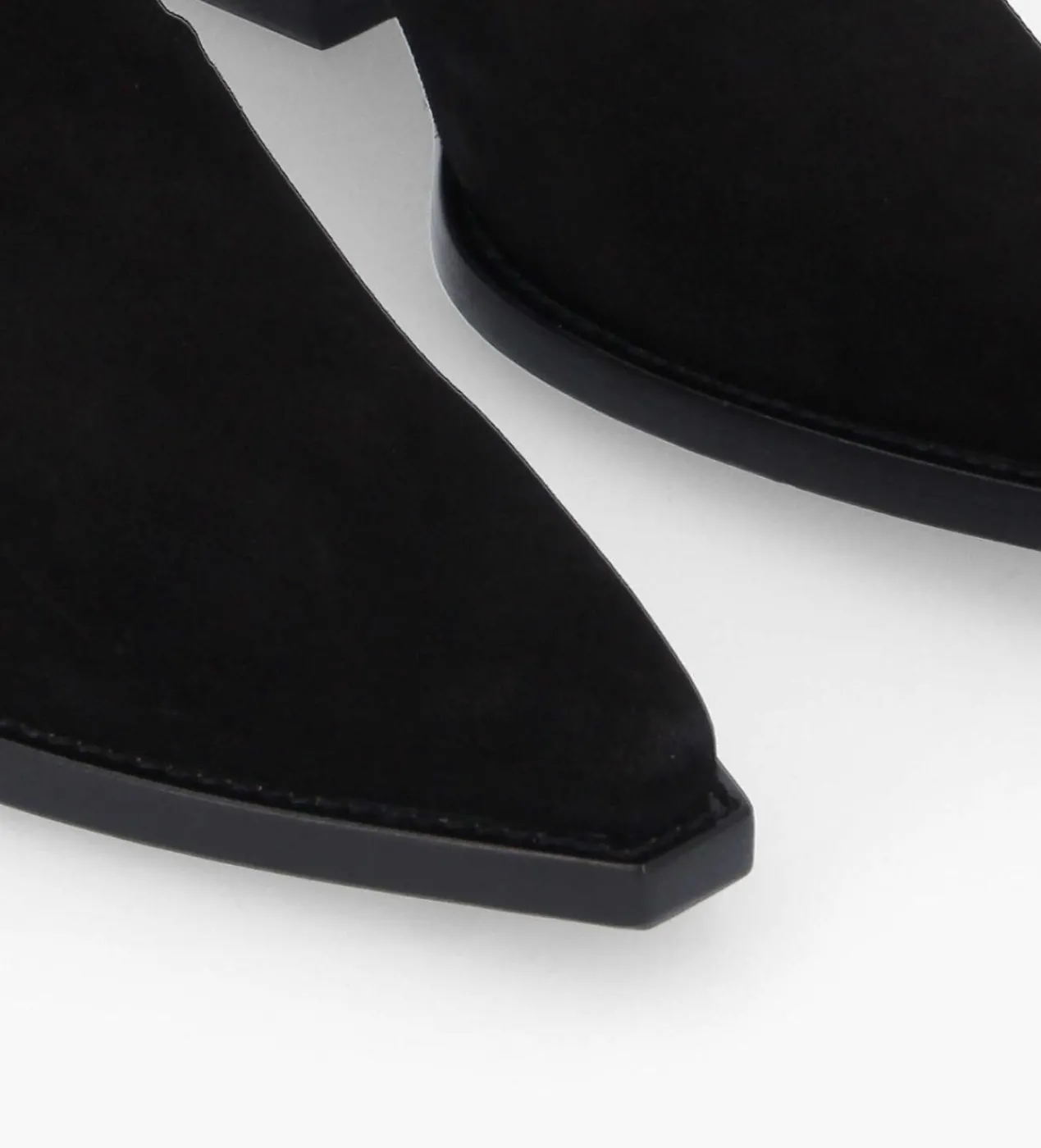 FREE LANCE Paris Bottine western chelsea - Calamity 40 - Cuir velours - Noir Flash Sale