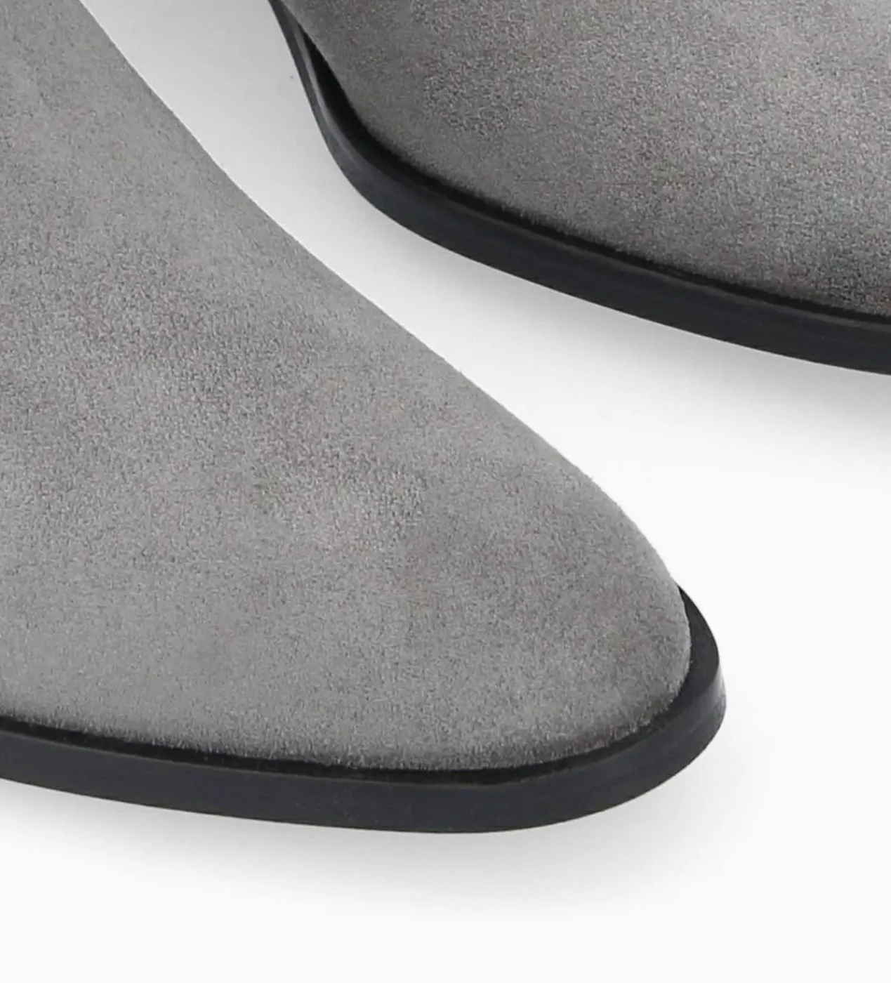 FREE LANCE Paris Bottine western chelsea - Kim 40 - Cuir velours - Graphite Sale