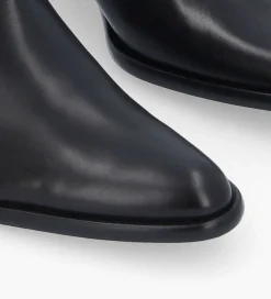 FREE LANCE Paris Bottine western zippée à talon - Jane 5 - Cuir lisse - Noir Hot