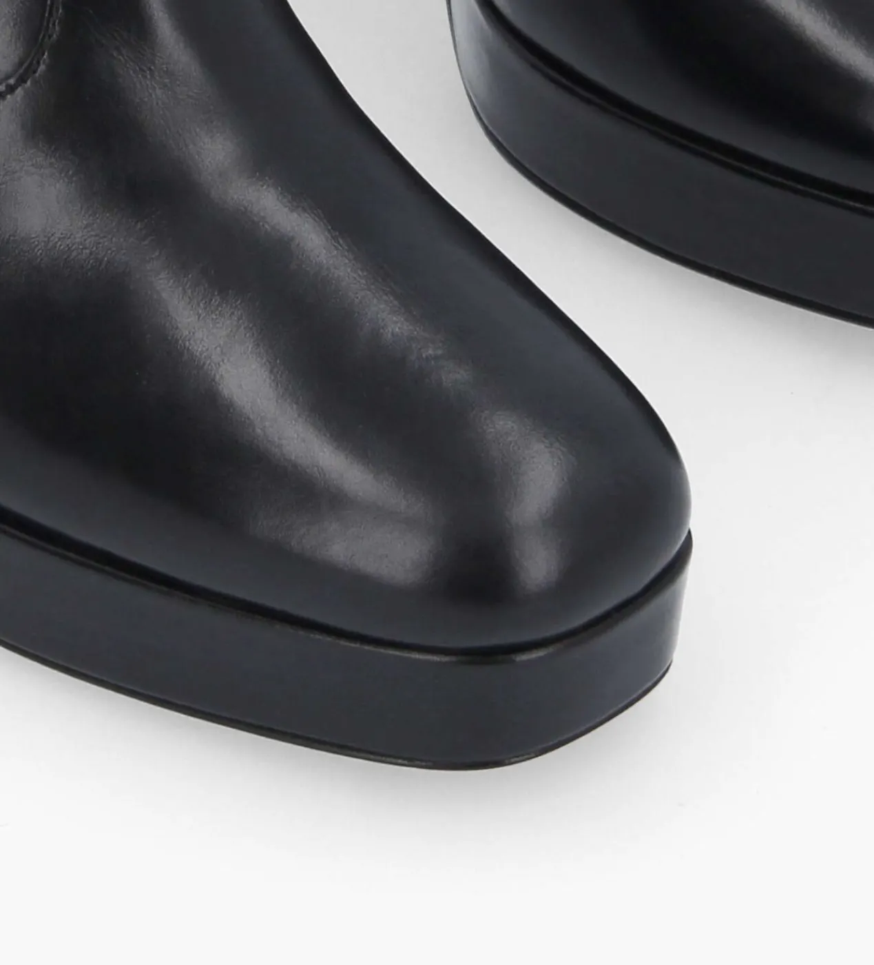 FREE LANCE Paris Bottine zippée à talon - Carlotta 70 - Cuir lisse - Noir Best Sale
