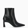 FREE LANCE Paris Bottine zippée à talon - Cathleen 65 - Cuir de veau lisse brillant - Noir Flash Sale