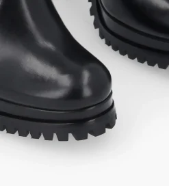 FREE LANCE Paris Bottine zippée à talon - Lery 7 - Cuir lisse - Noir Fashion