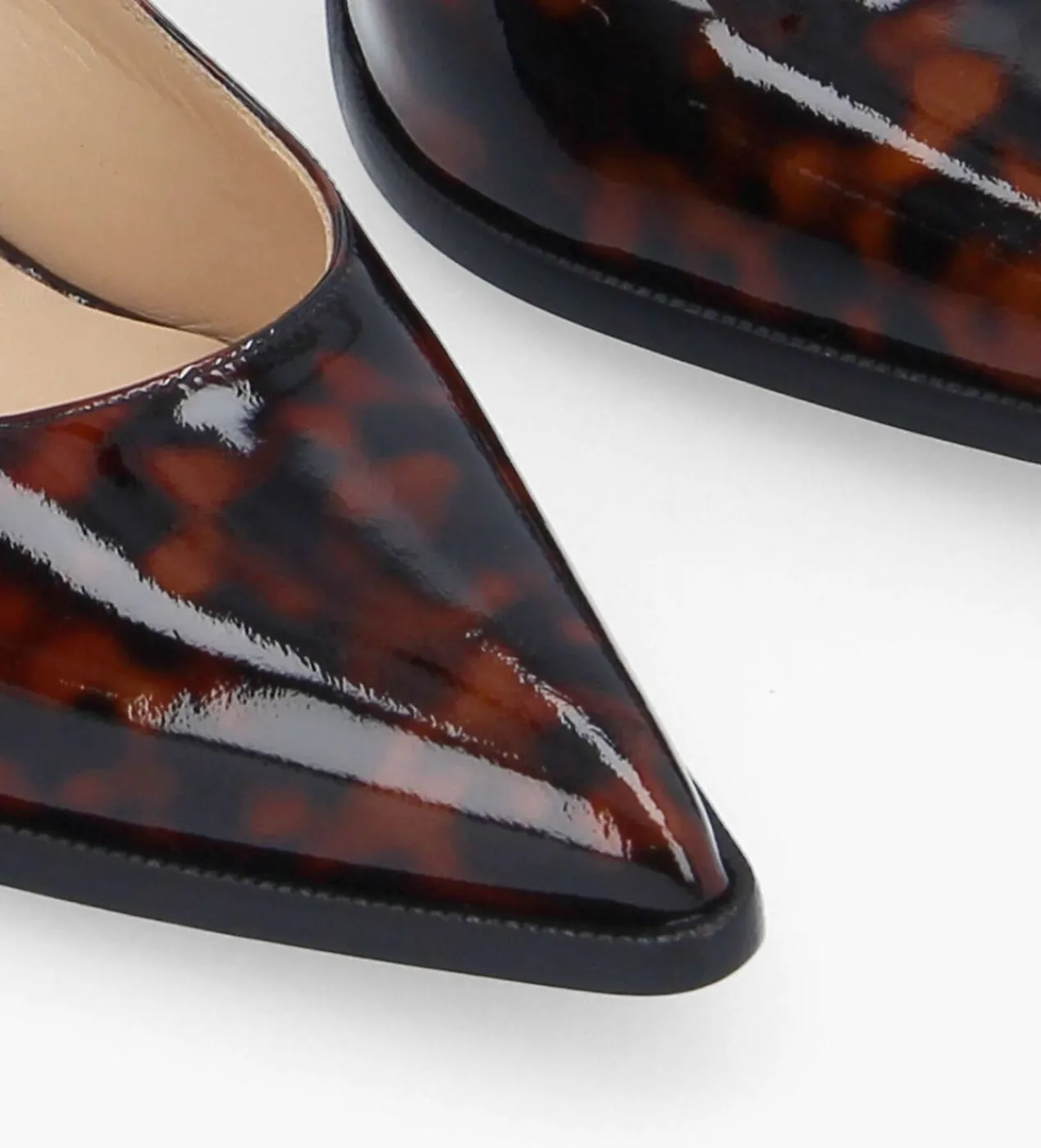 FREE LANCE Paris Escarpin à bout pointu - Jamie 70 - Cuir verni - Turtle Online
