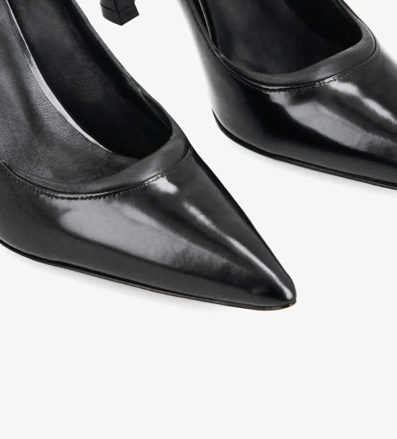 FREE LANCE Paris Escarpin - La Rose 85 - Cuir glacé/Cuir nappa - Noir Cheap