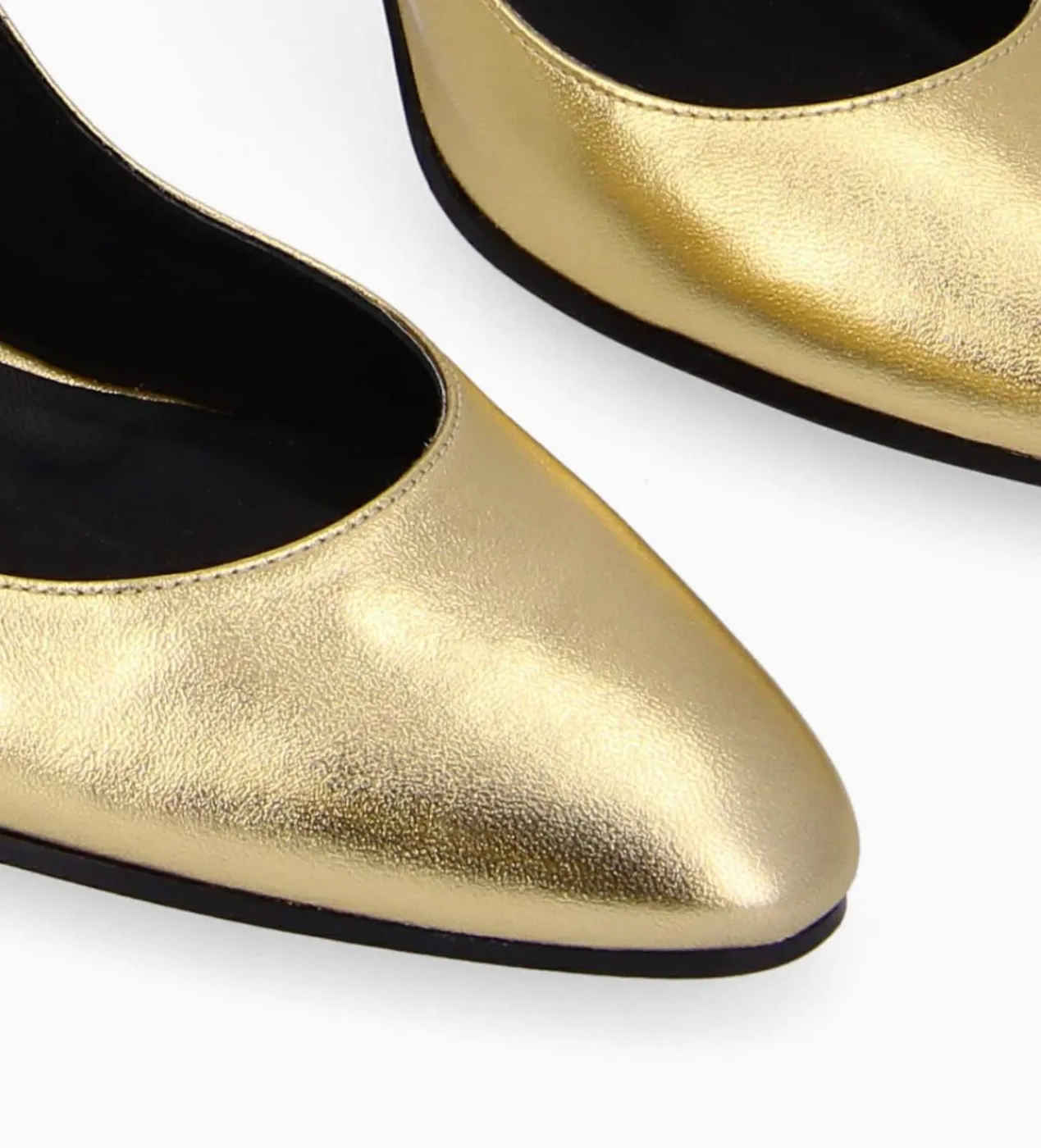 FREE LANCE Paris Escarpin - Mirri 85 - Cuir métallisé - Or Discount