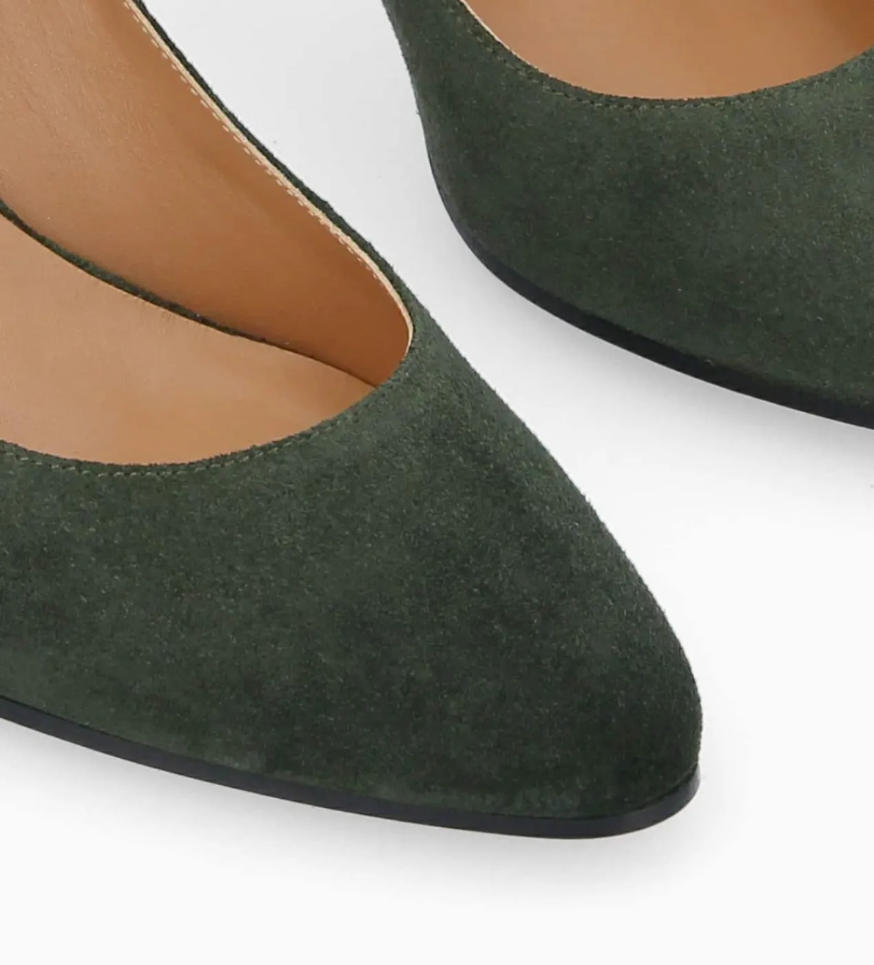 FREE LANCE Paris Escarpin - Mirri 65 - Cuir velours - Militaire New