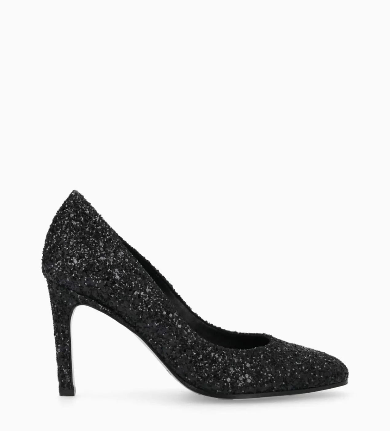 FREE LANCE Paris Escarpin - Mirri 85 - Toile pailletée - Onyx/Noir Online