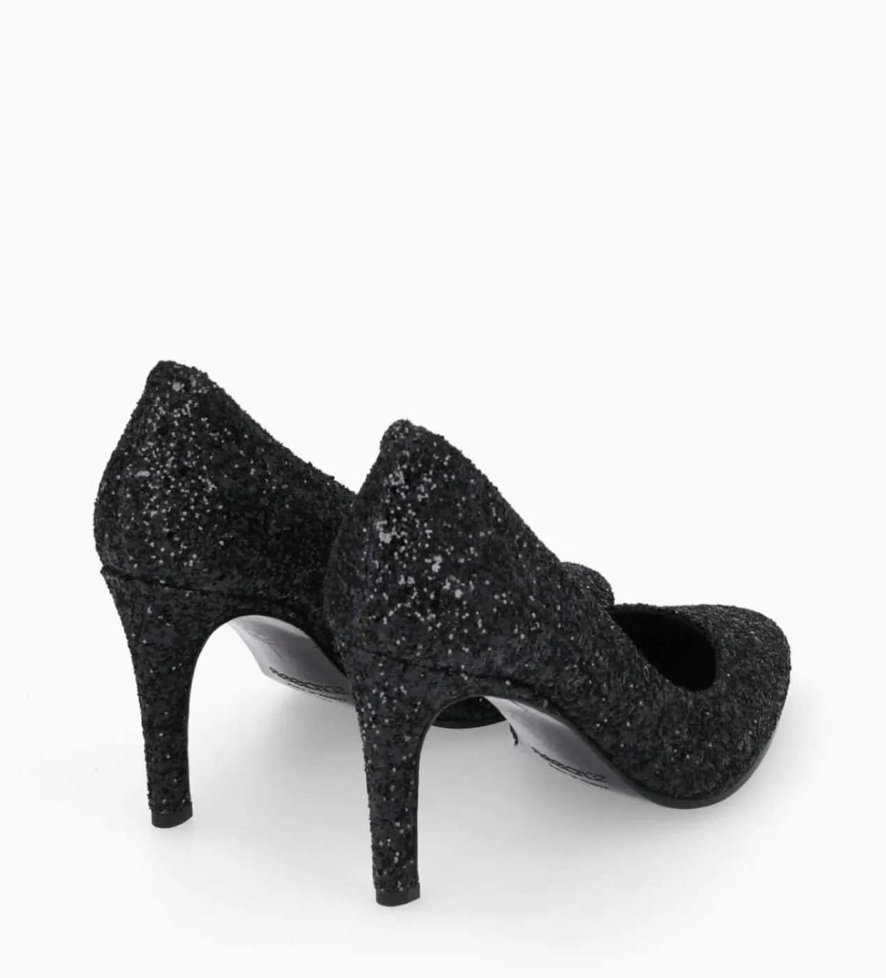 FREE LANCE Paris Escarpin - Mirri 85 - Toile pailletée - Onyx/Noir Online