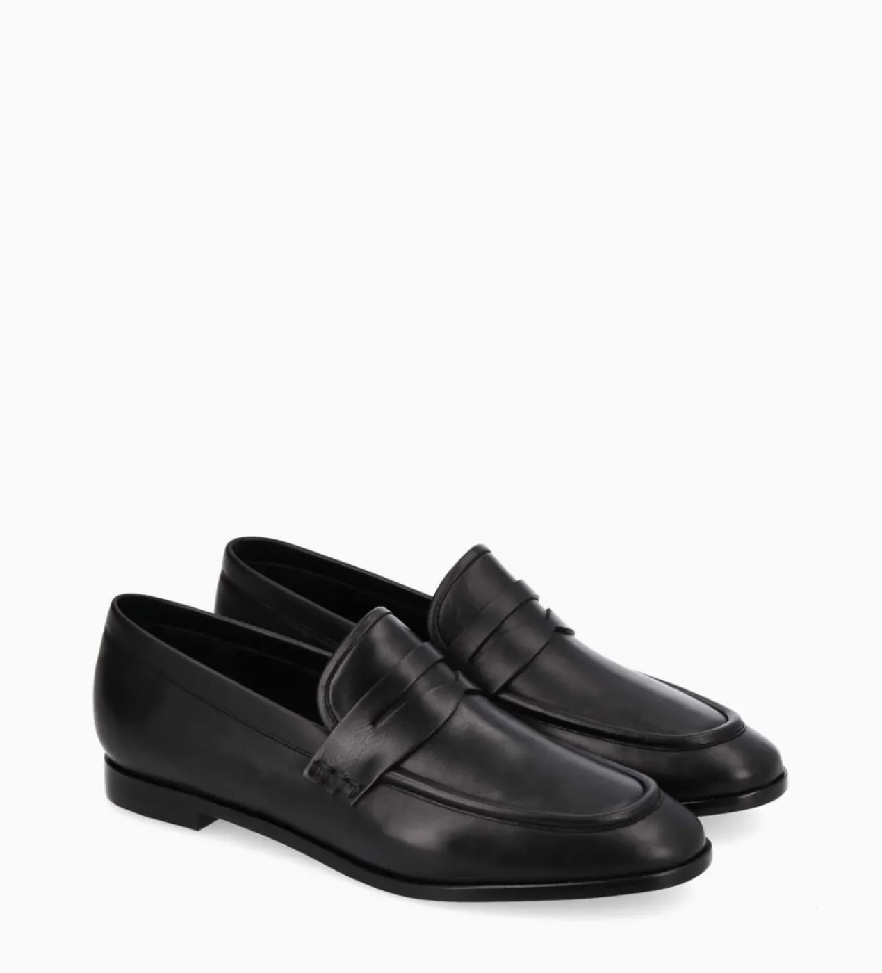 FREE LANCE Paris Mocassin - Anaïs - Cuir de veau lisse brillant - Noir Sale