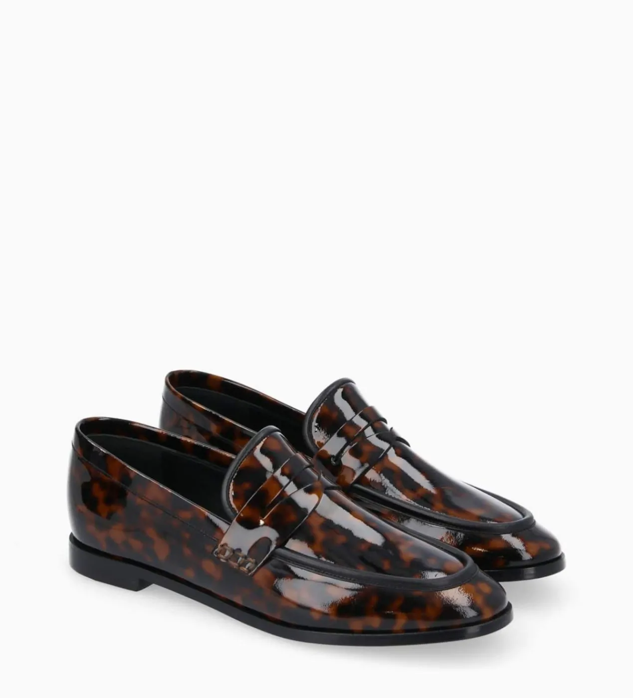 FREE LANCE Paris Mocassin - Anaïs - Cuir vernis - Turtle Best Sale