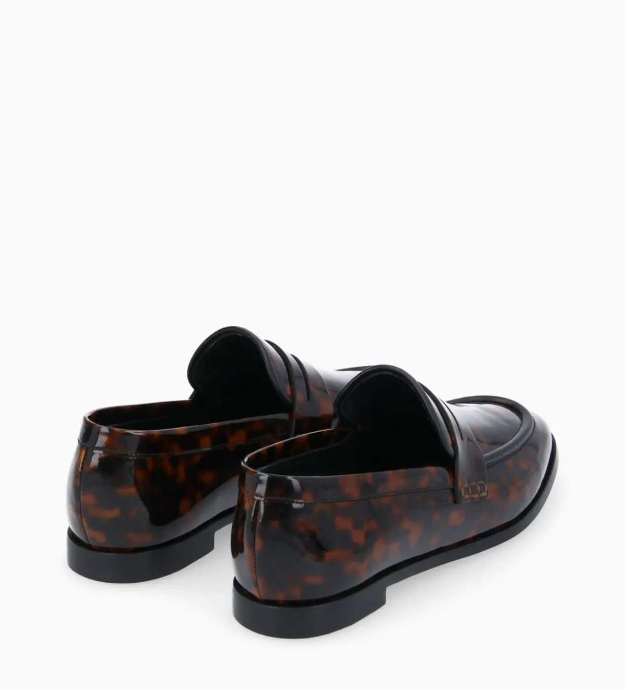 FREE LANCE Paris Mocassin - Anaïs - Cuir vernis - Turtle Best Sale