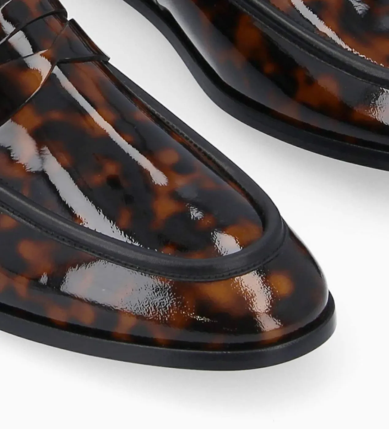 FREE LANCE Paris Mocassin - Anaïs - Cuir vernis - Turtle Best Sale