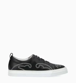 FREE LANCE Paris Sneaker - Panic - Cuir lisse - Noir Clearance