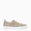 FREE LANCE Paris Sneaker - Panic - Cuir velours - Grège Clearance